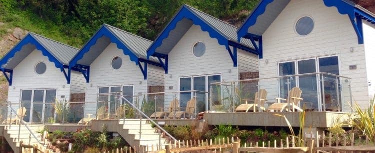 Cary Arms beach huts