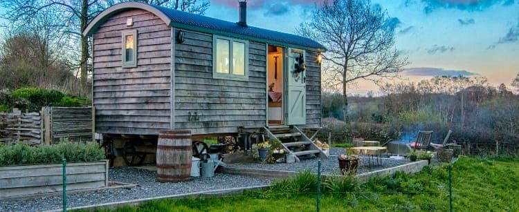 Dimpsey Shepherds Huts exterior