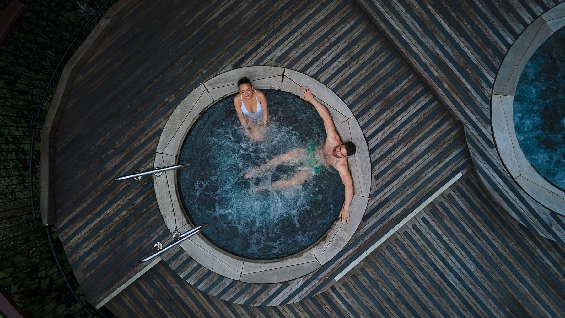 Seaham Hall serenity spa outdoor pool