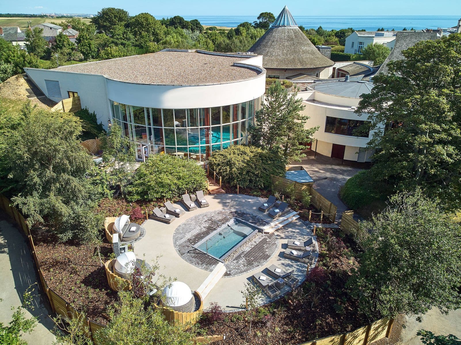 Seaham Hall Spa Aerial View