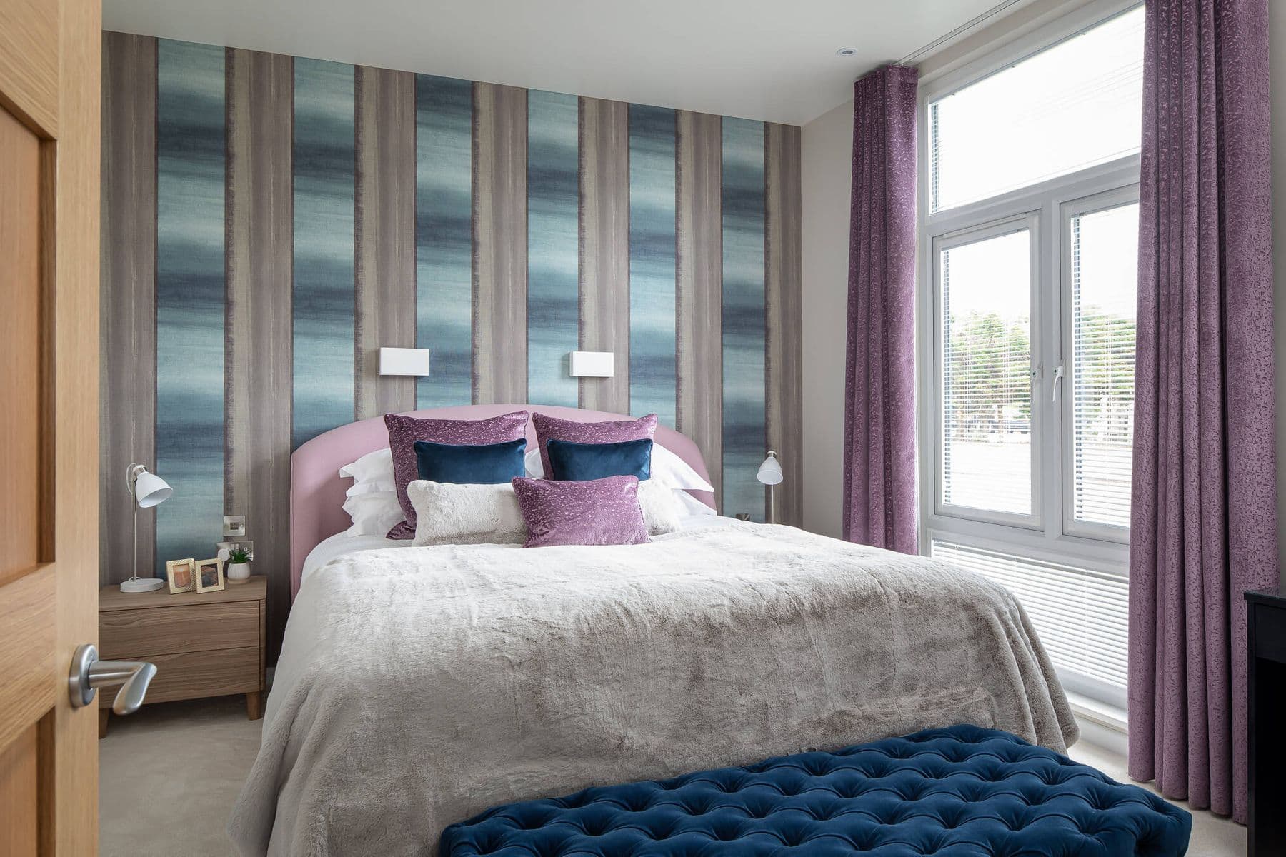 Seaham Hall bungalow bedroom