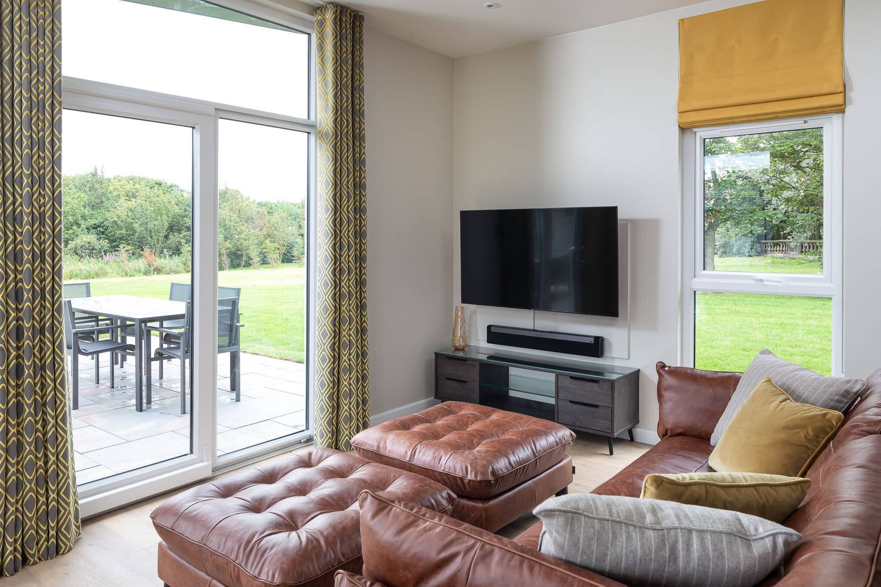 Seaham Hall bungalow living room