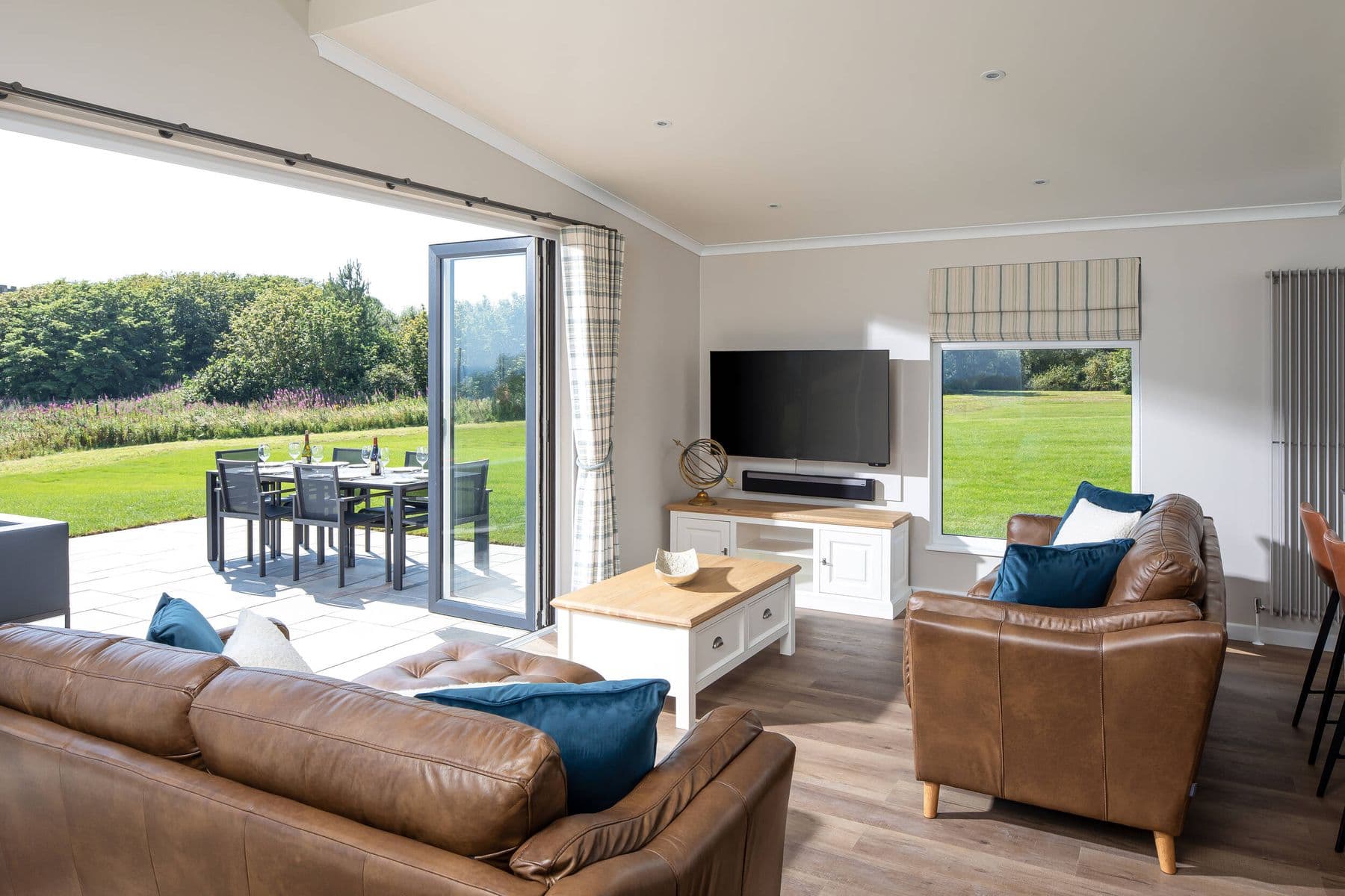 Seaham Hall bungalow living room