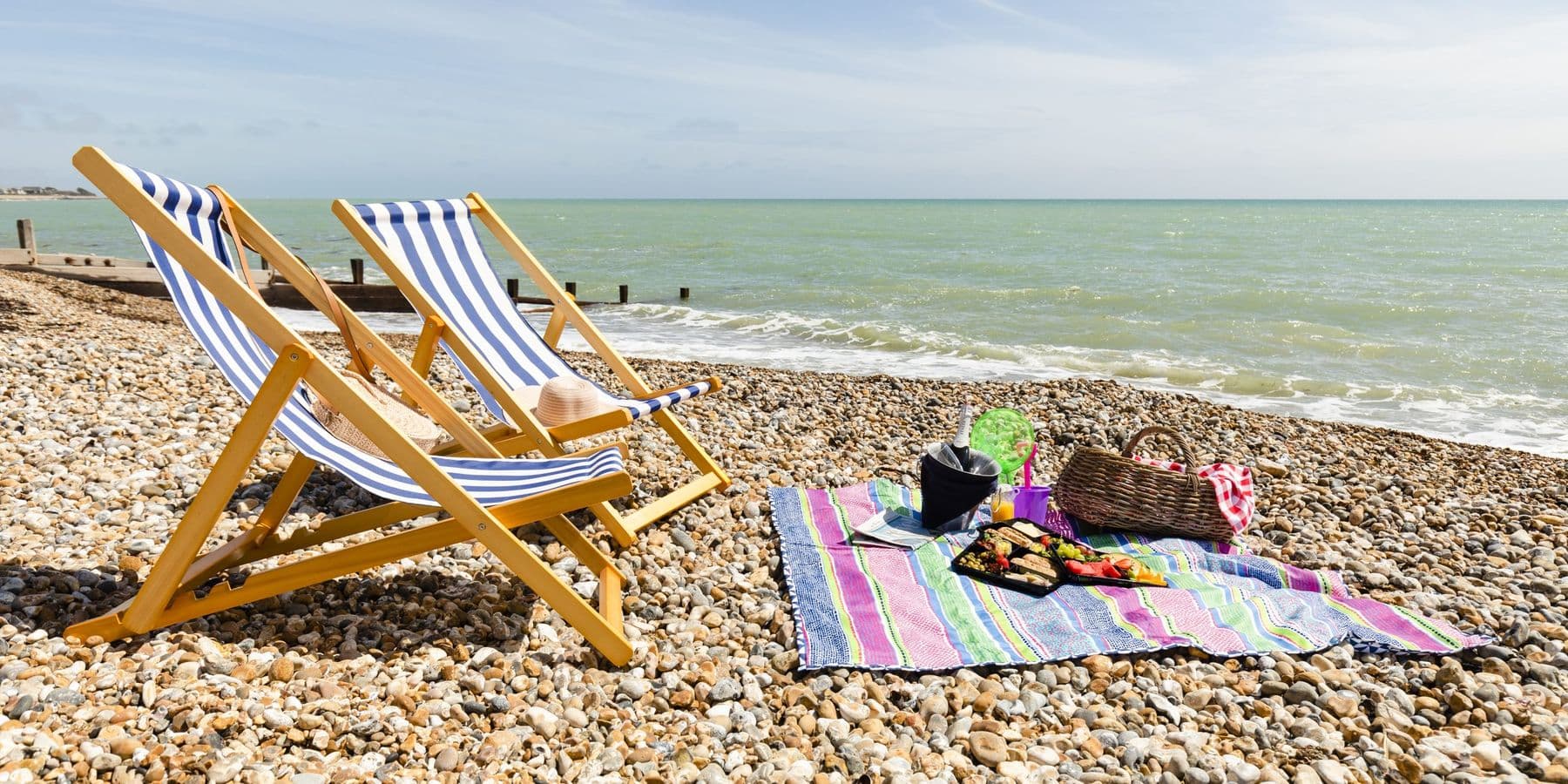 Beachcroft picnic on beach