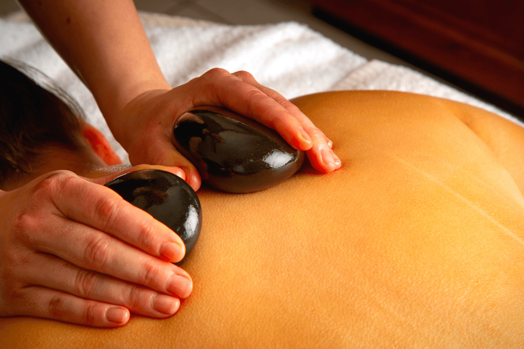 Ellenborough Park hot stone spa treatment