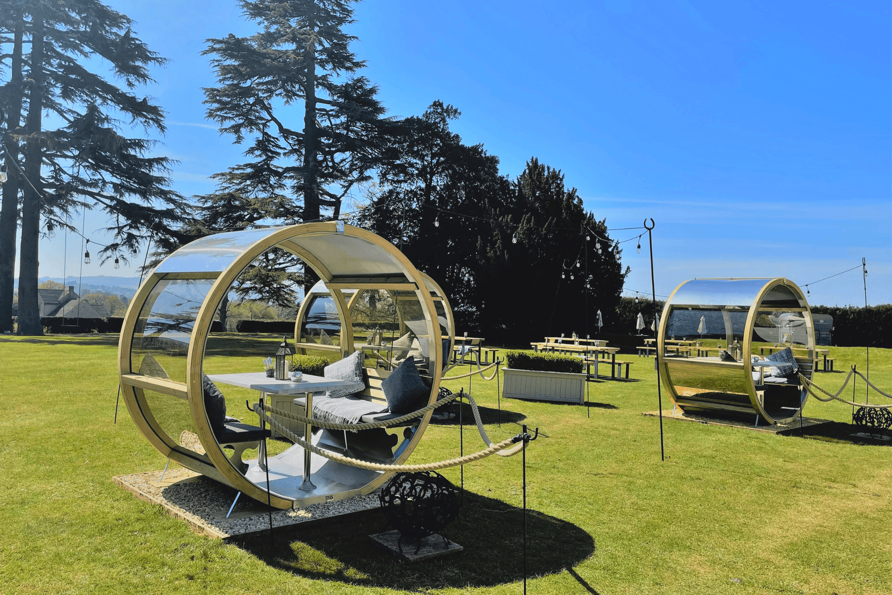 Ellenborough Park pod dining