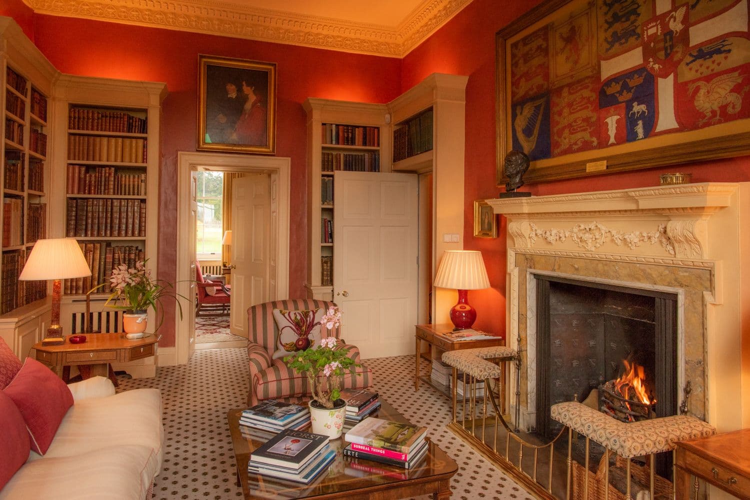 Farleigh Wallop House library