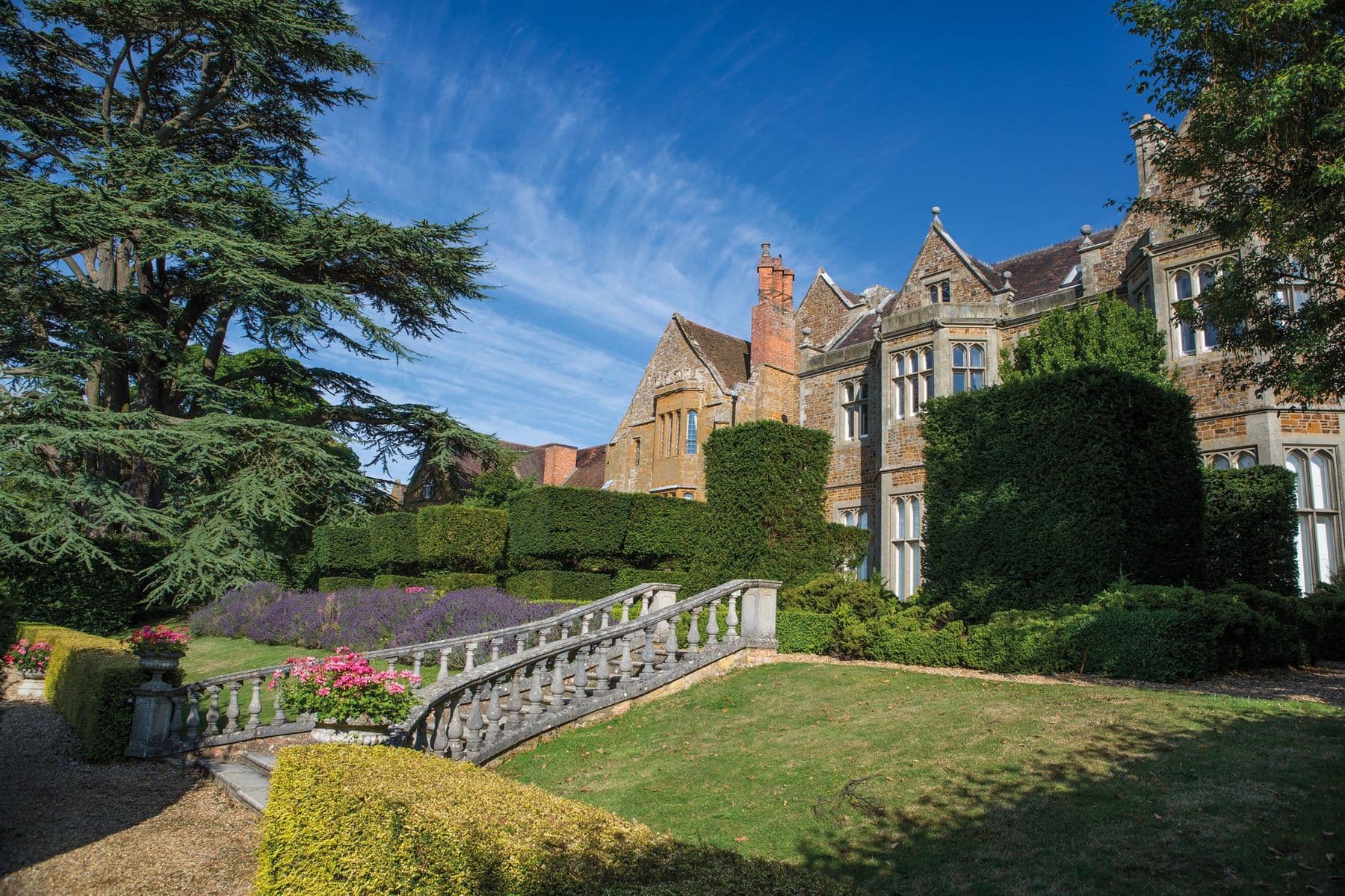 Fawsley Hall gardens