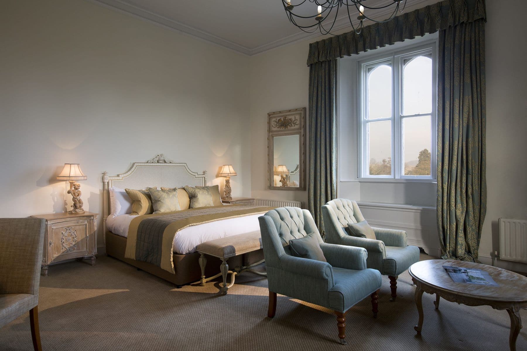Fawsley Hall bedroom