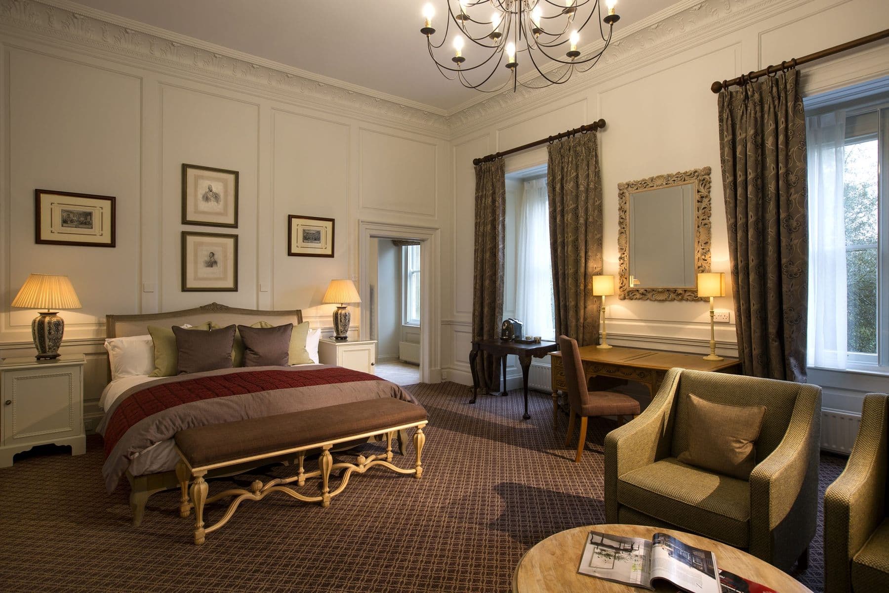 Fawsley Hall bedroom