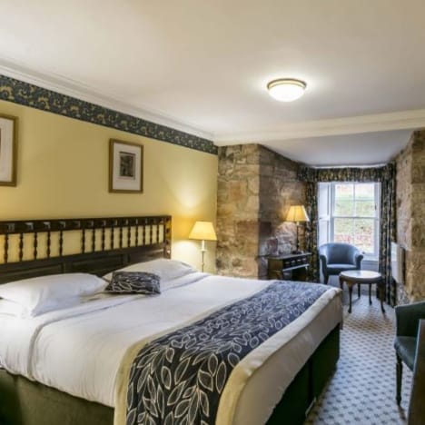 Dalhousie Castle Bedroom