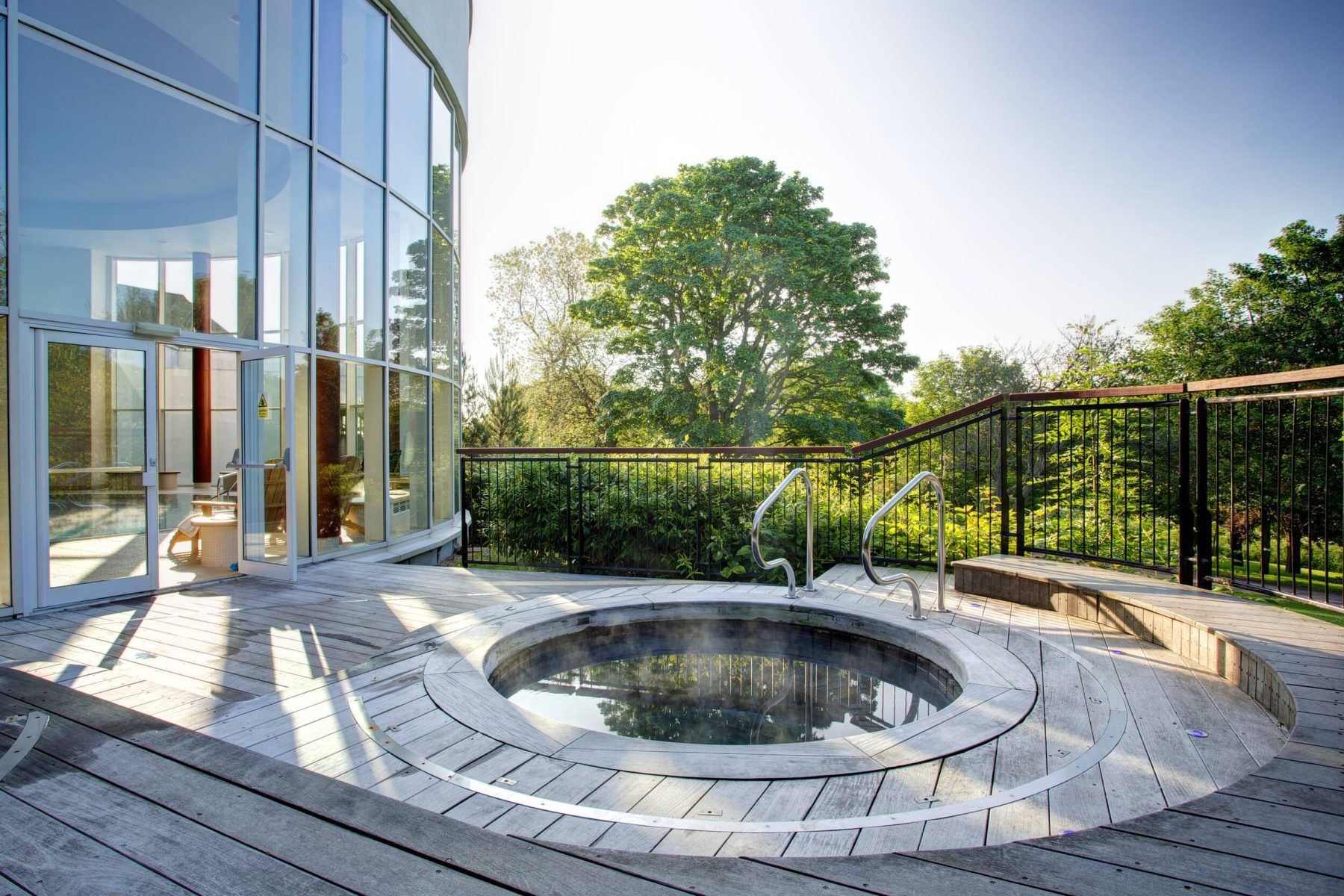 Seaham Hall serenity spa outdoor pool