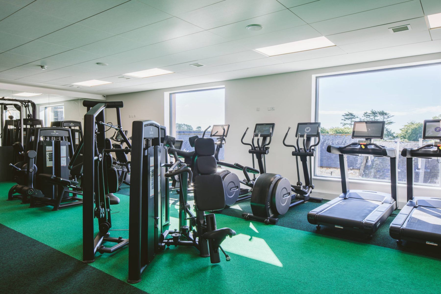 the gym at boringdon hall