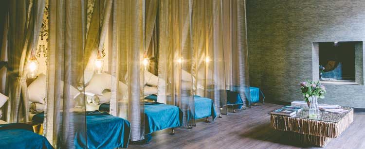 Boringdon Hall relaxation room spa