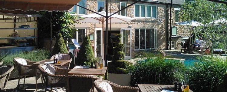 Feversham Arms outdoor seating area