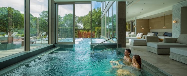 Sopwell House Cottonmill Spa indoor hydrotherapy pool