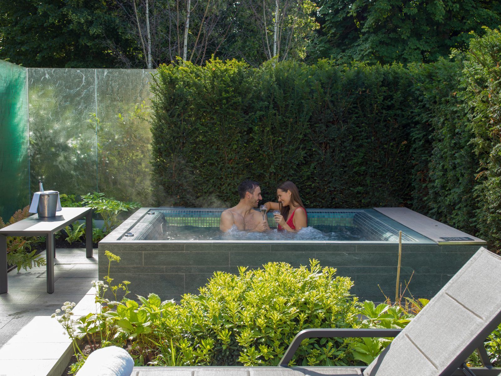 Sopwell House cottonmill spa hot tub