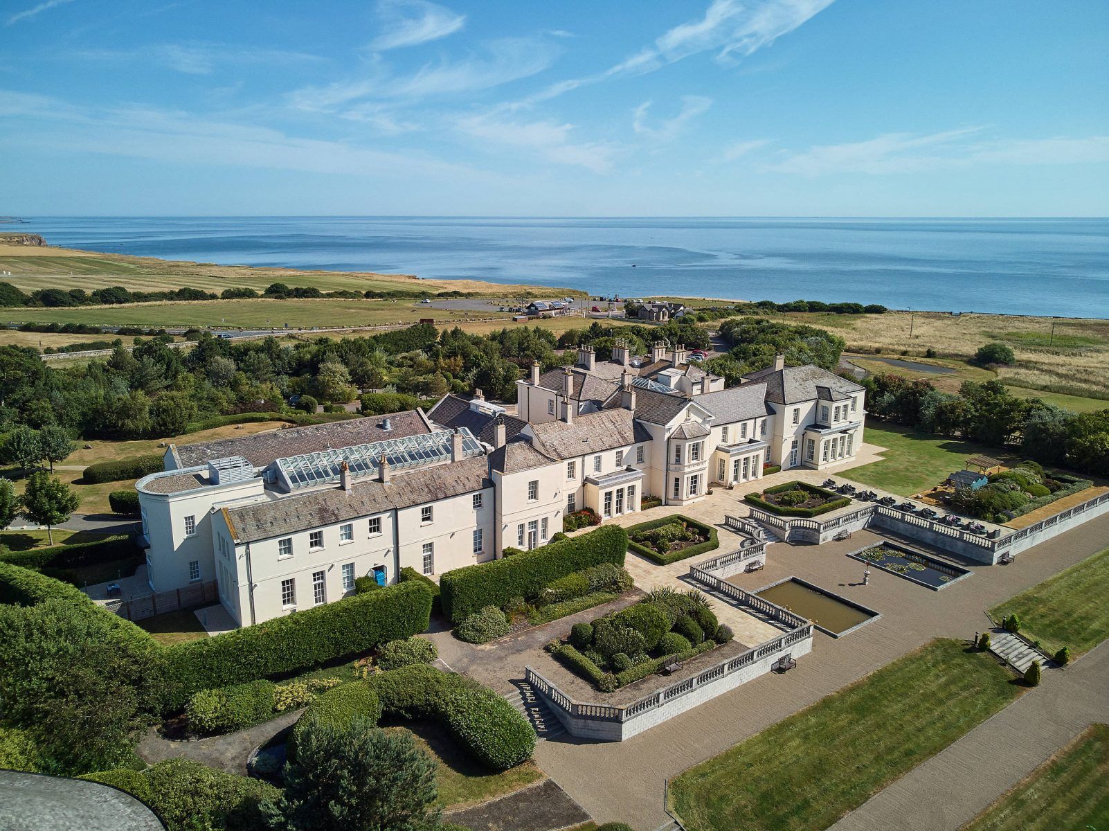 Aerial View of Seaham hall