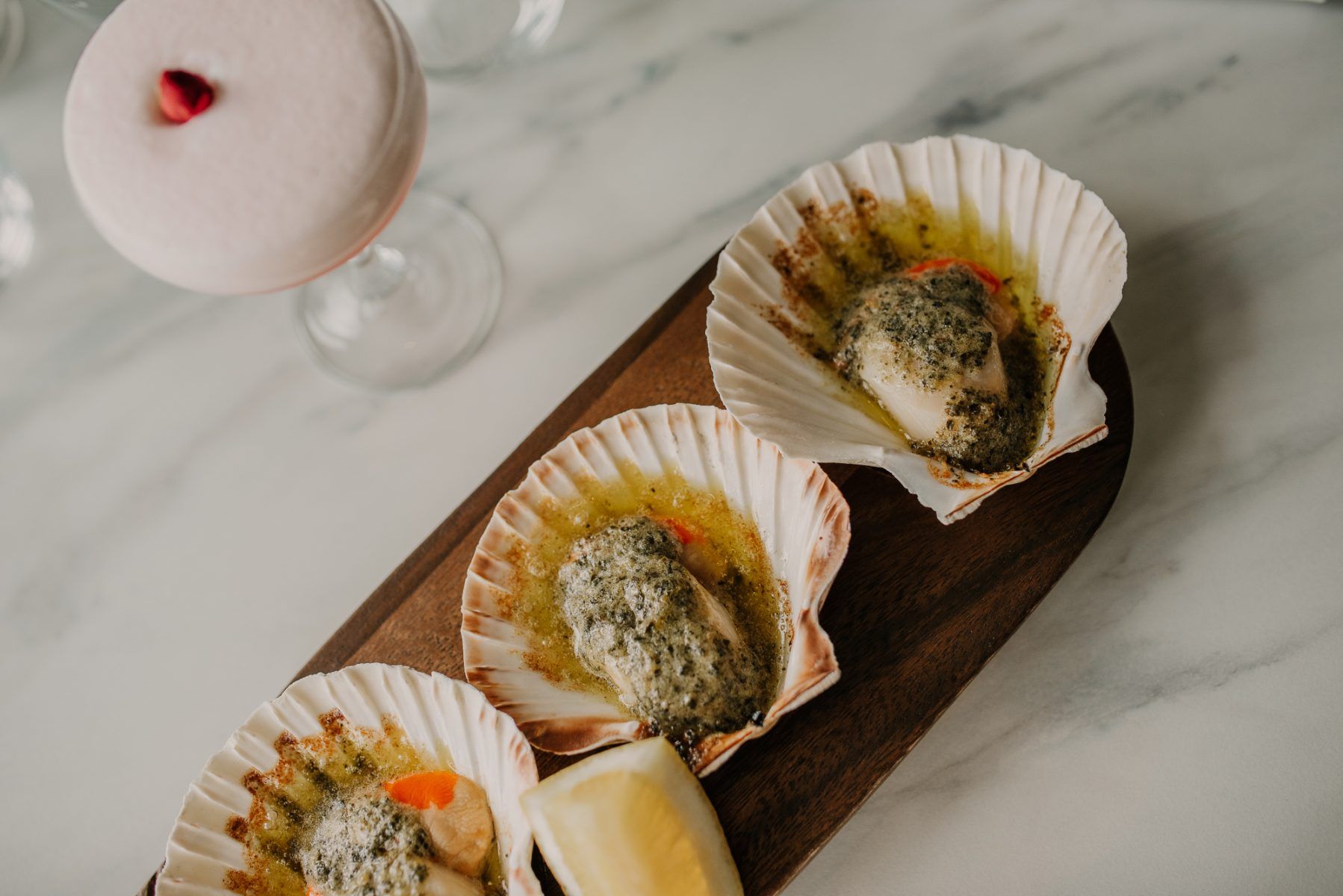 St Michaels Resort spring menu oysters