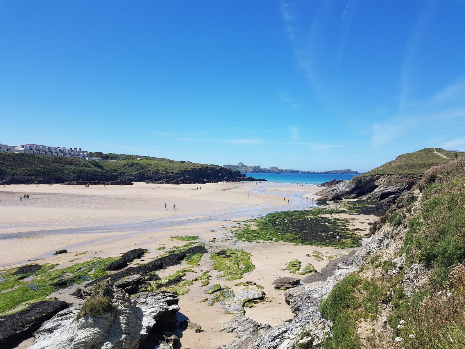 beach at watergate bay