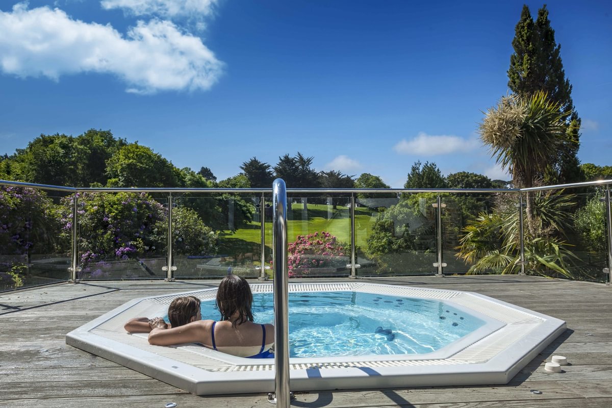 Budock vean hot tub