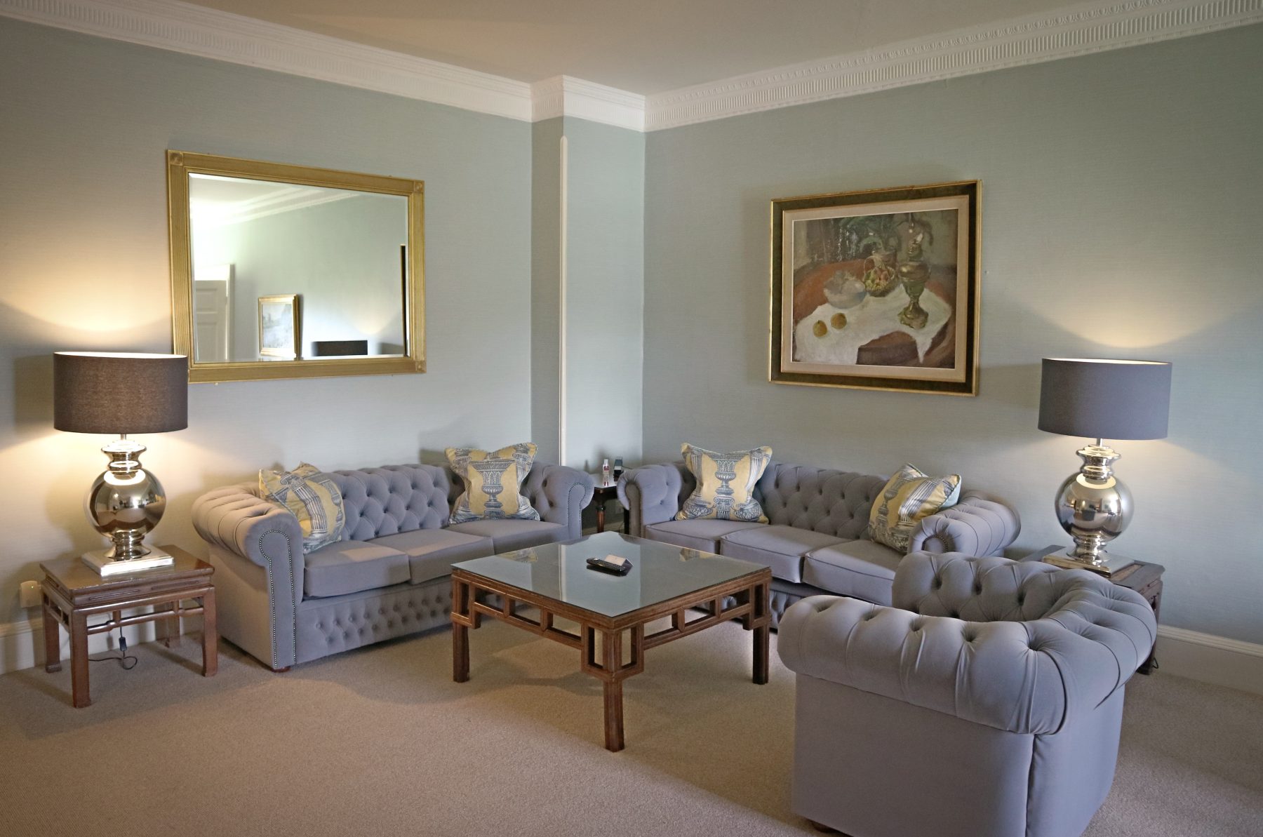 Wensleydale Suite Lounge at Swinton Park