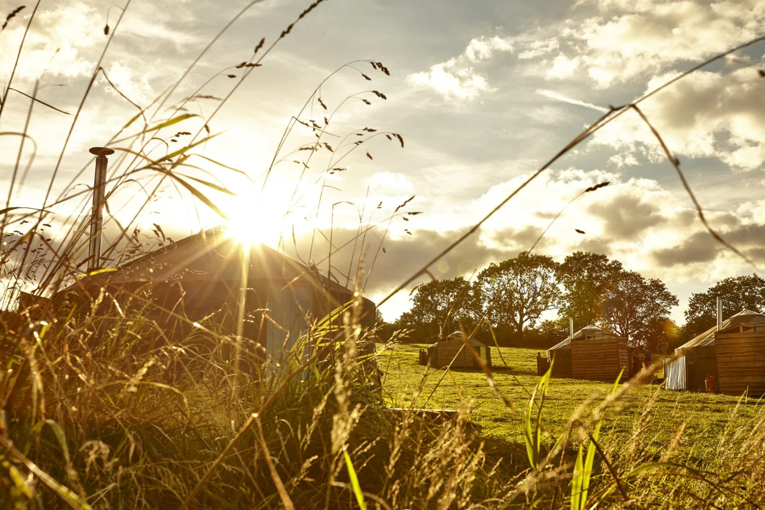 Yurts at Swinton park