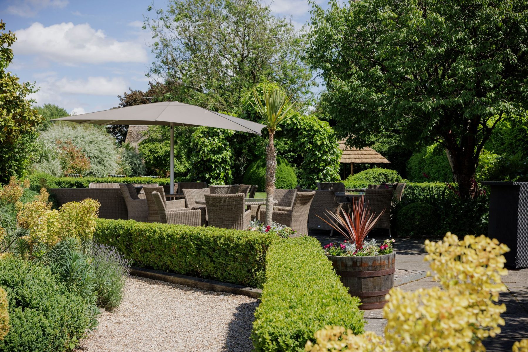 Gardens at the manor house moreton