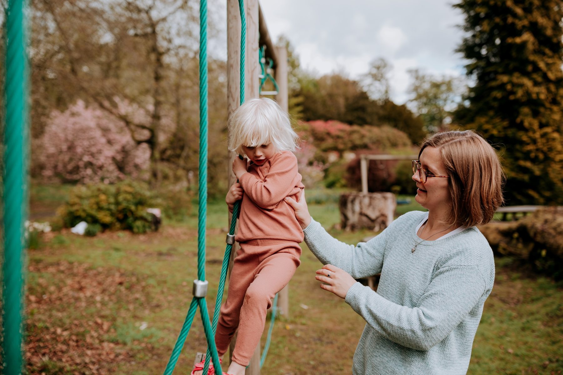 Childrens play area at Swinton Park