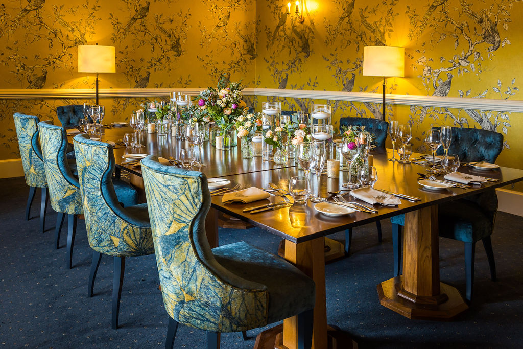 Event space at Matfen Hall