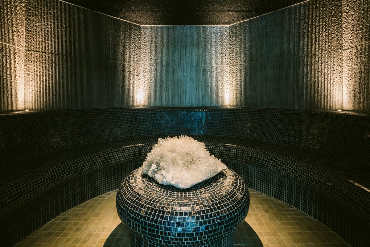 Gaia Spa Salt Crystal Steam Room