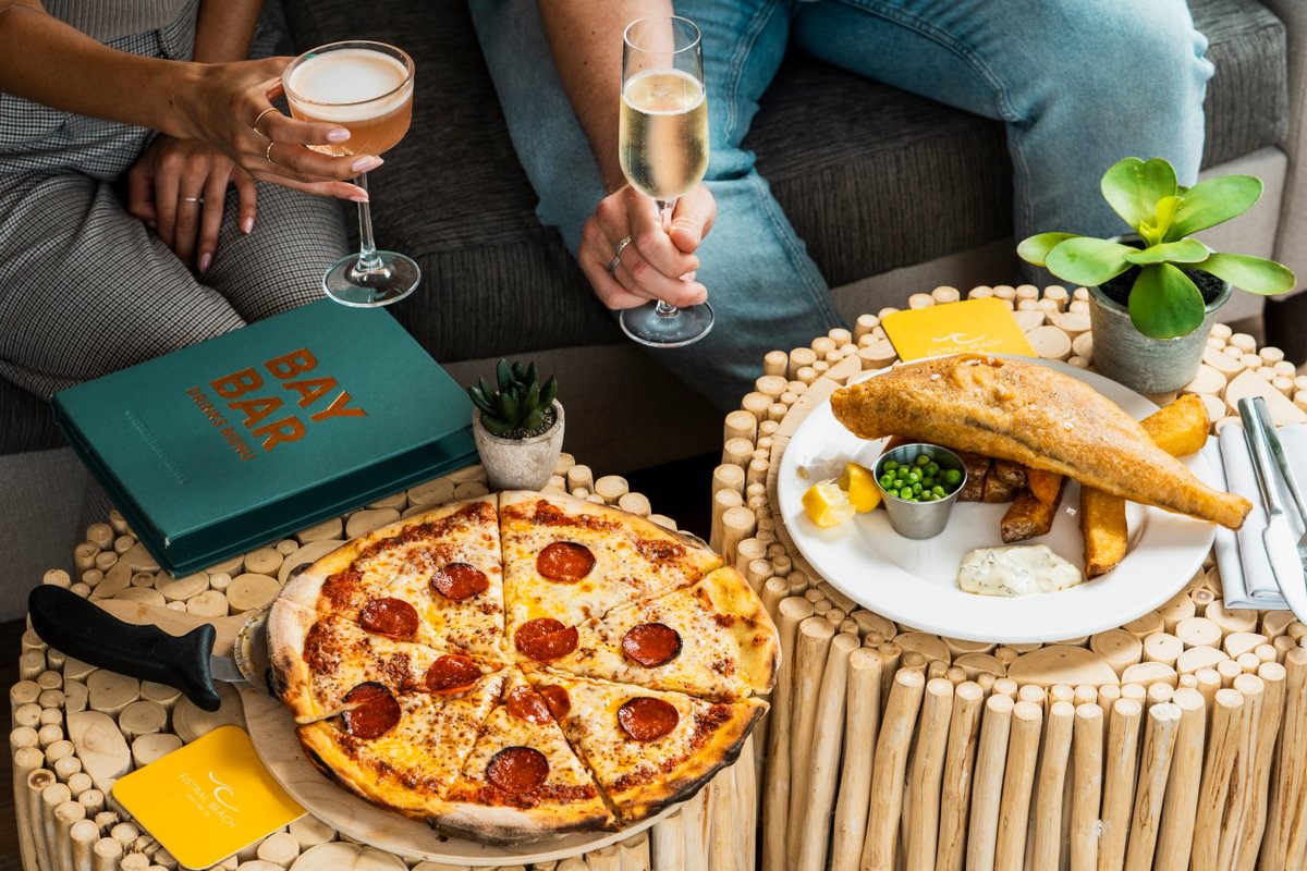Bay Bar Food at Fistral Beach Hotel