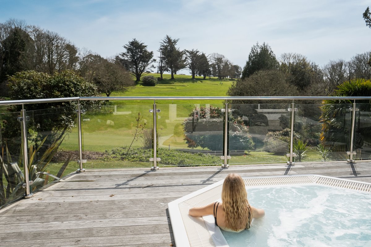 Budock Vean Hot Tub